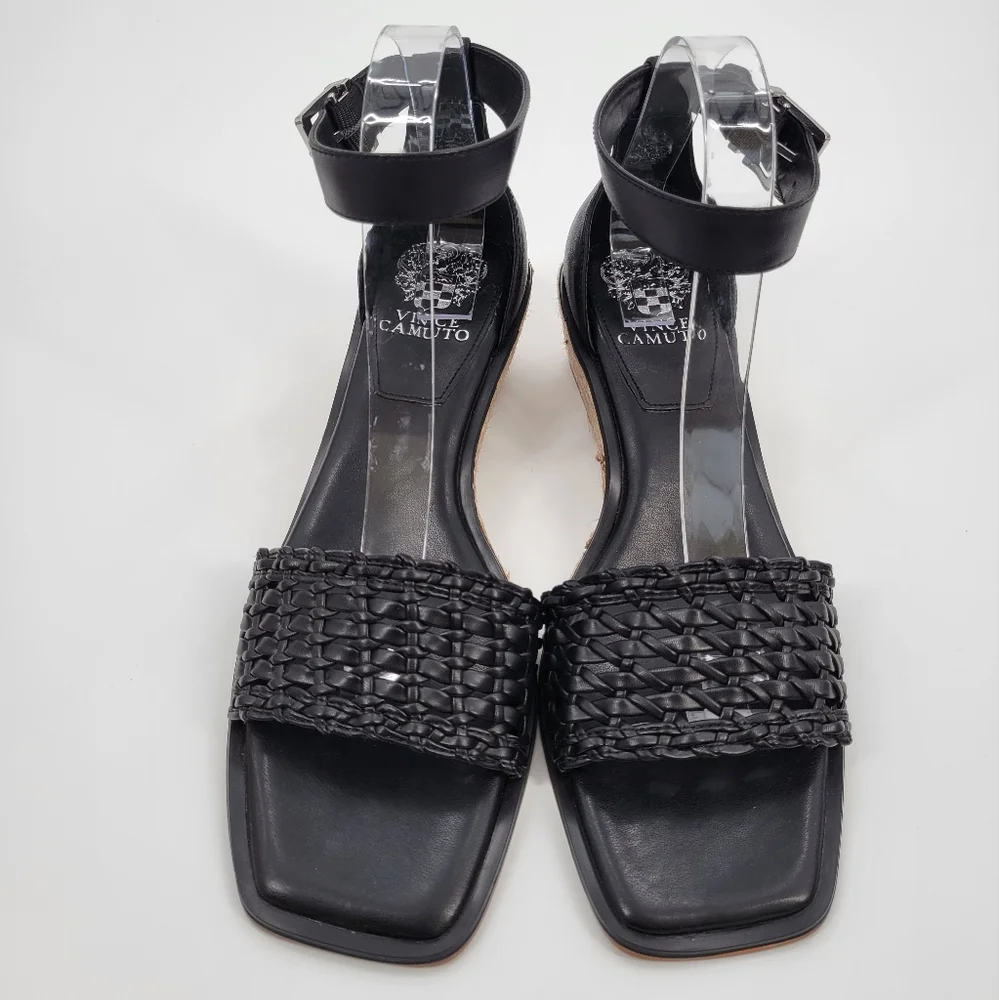 NWOT Vince Camuto 8 1/2 RUNS LARGE Adjustable Espadrille Wedge Sandals 8